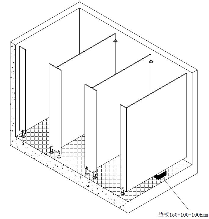 衛(wèi)生間隔斷柱板安裝